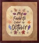 (image for) Upcoming Release: My Favorite Color Cross Stitch Chart